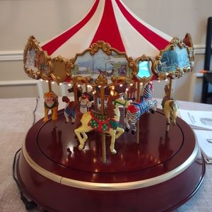 Vintage Musical Christmas Carrousel